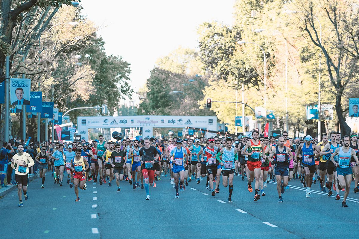 30 000 personas entre 10K, maratón y media maratón, en oleadas desde las 7:45 a las 11:58, correrán el próximo domingo 26 de septiembre en EDP Rock 'n' Roll Running Series Madrid. MAPOMA