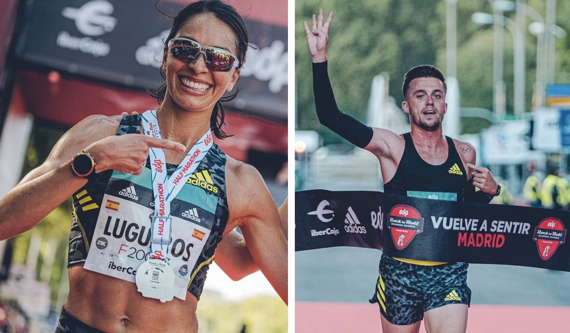 Nuria Lugueros y Carlos Mayo serán dos de los principales atletas que correrán en Valencia. RNR MADRID.