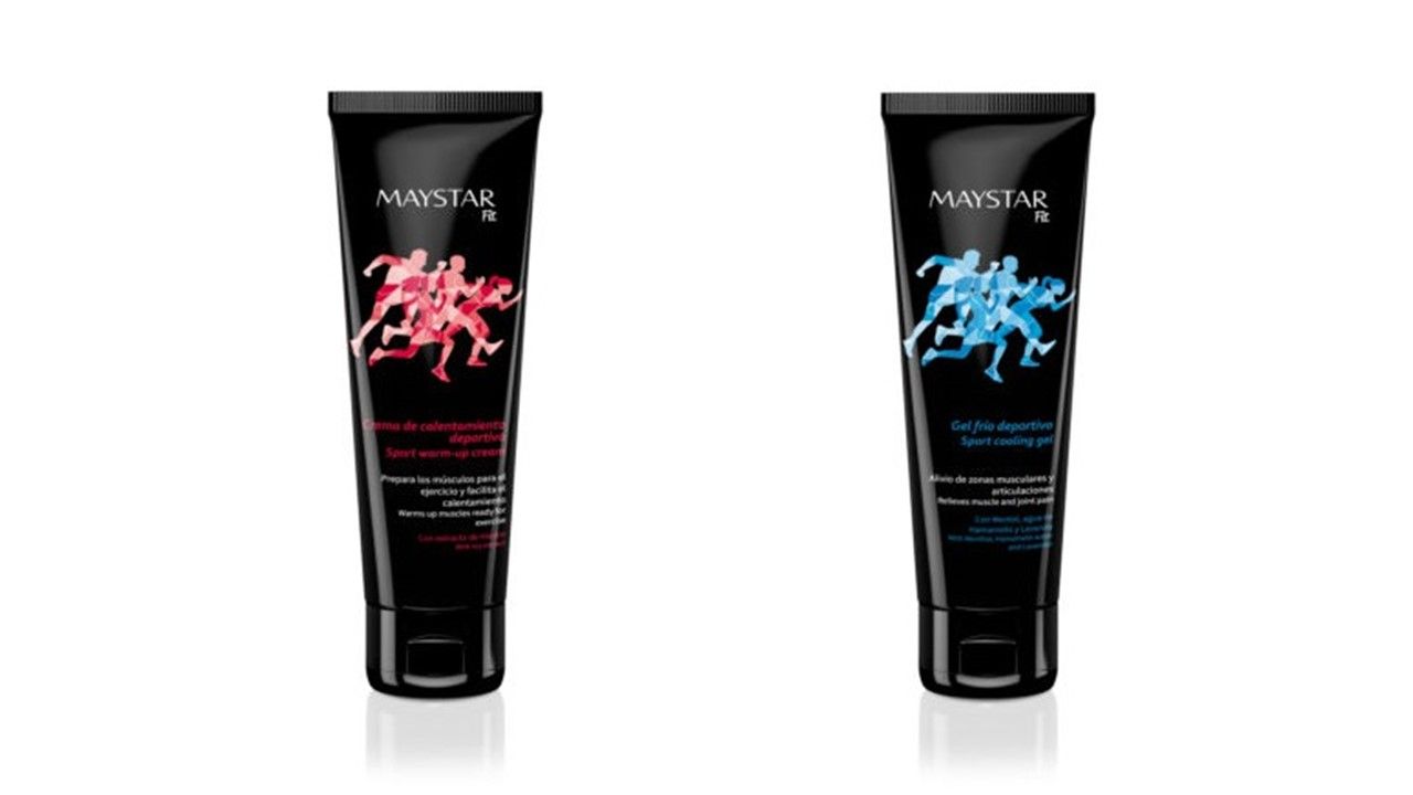 Maystar Fit Crema de Calentamiento  y Gel Frío Deportivo