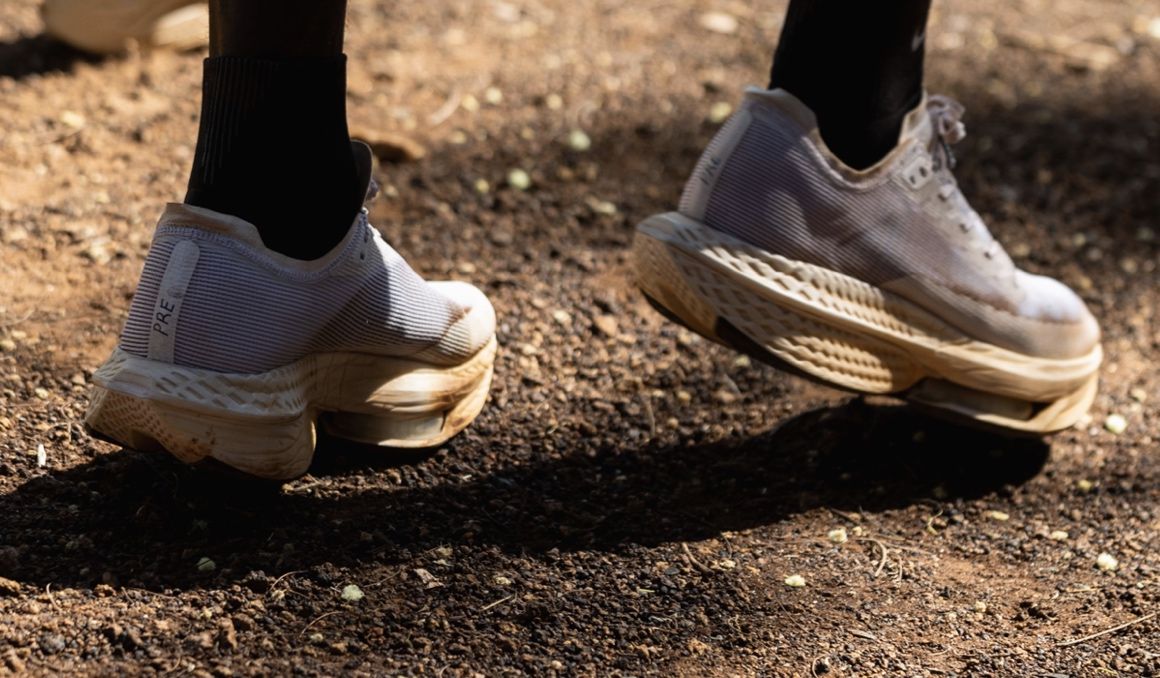 Una imagen de las nuevas zapatillas con las que entrena a diario Eliud Kipchoge, derivadas de las Alphafly Next% de Nike. NN RUNNING TEAM.