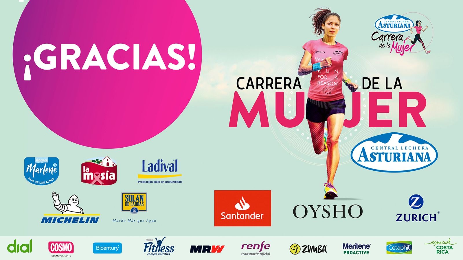Más de 14.000 mujeres han participado en directo en la Carrera de la Mujer "en casa"