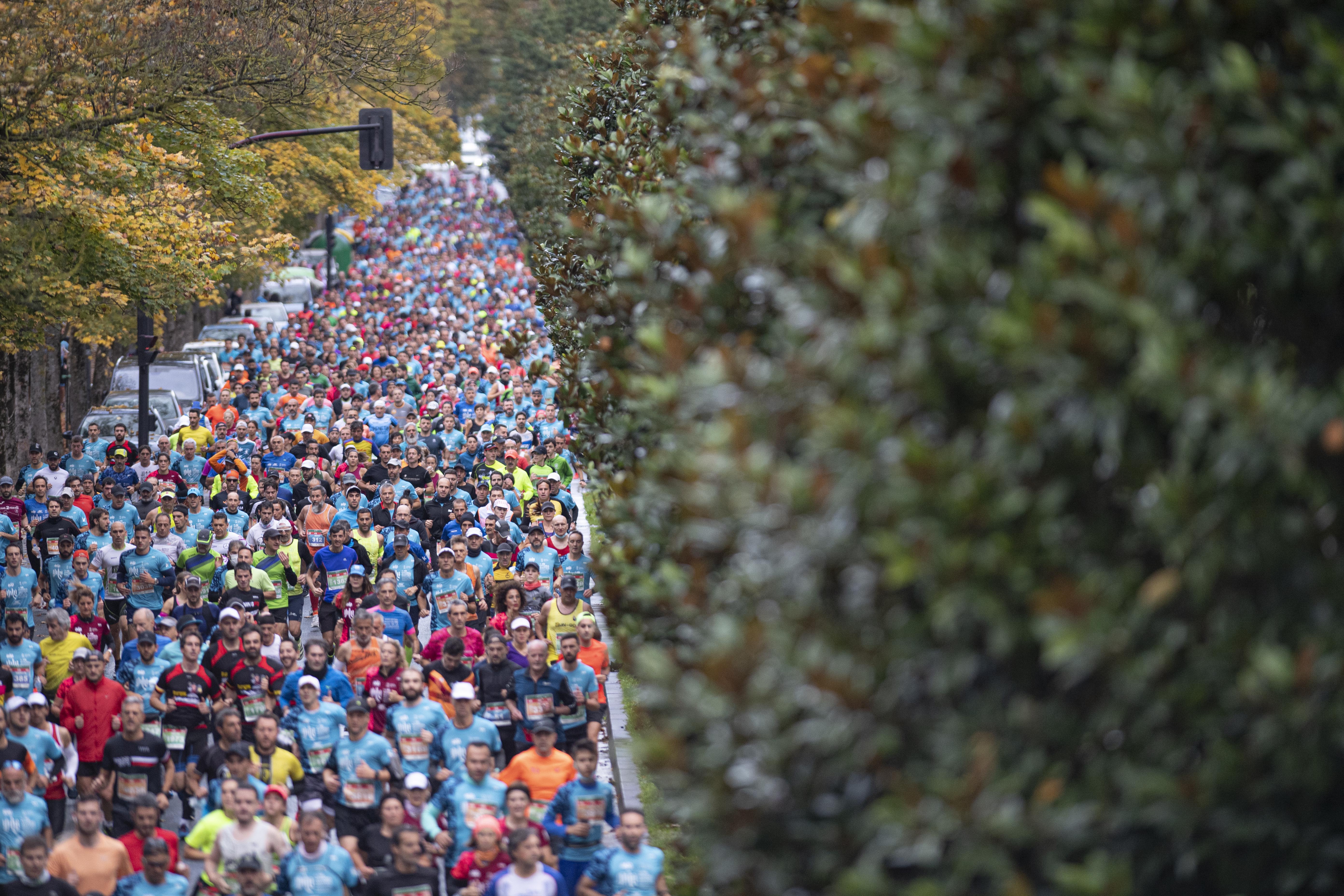 Magníficas imágenes del EDP Vitoria-Gasteiz Maratón Martín Fiz 2021