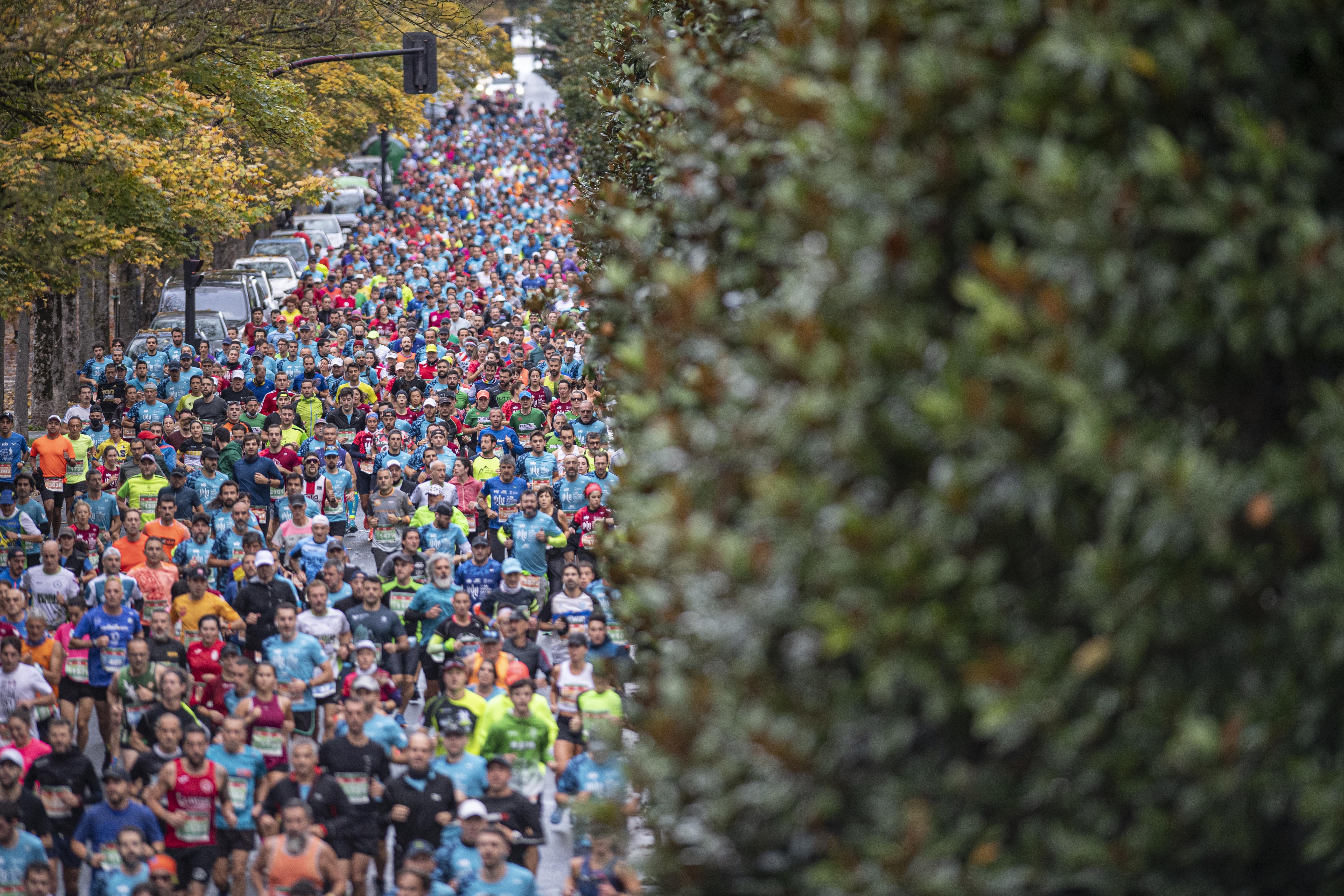 Magníficas imágenes del EDP Vitoria-Gasteiz Maratón Martín Fiz 2021