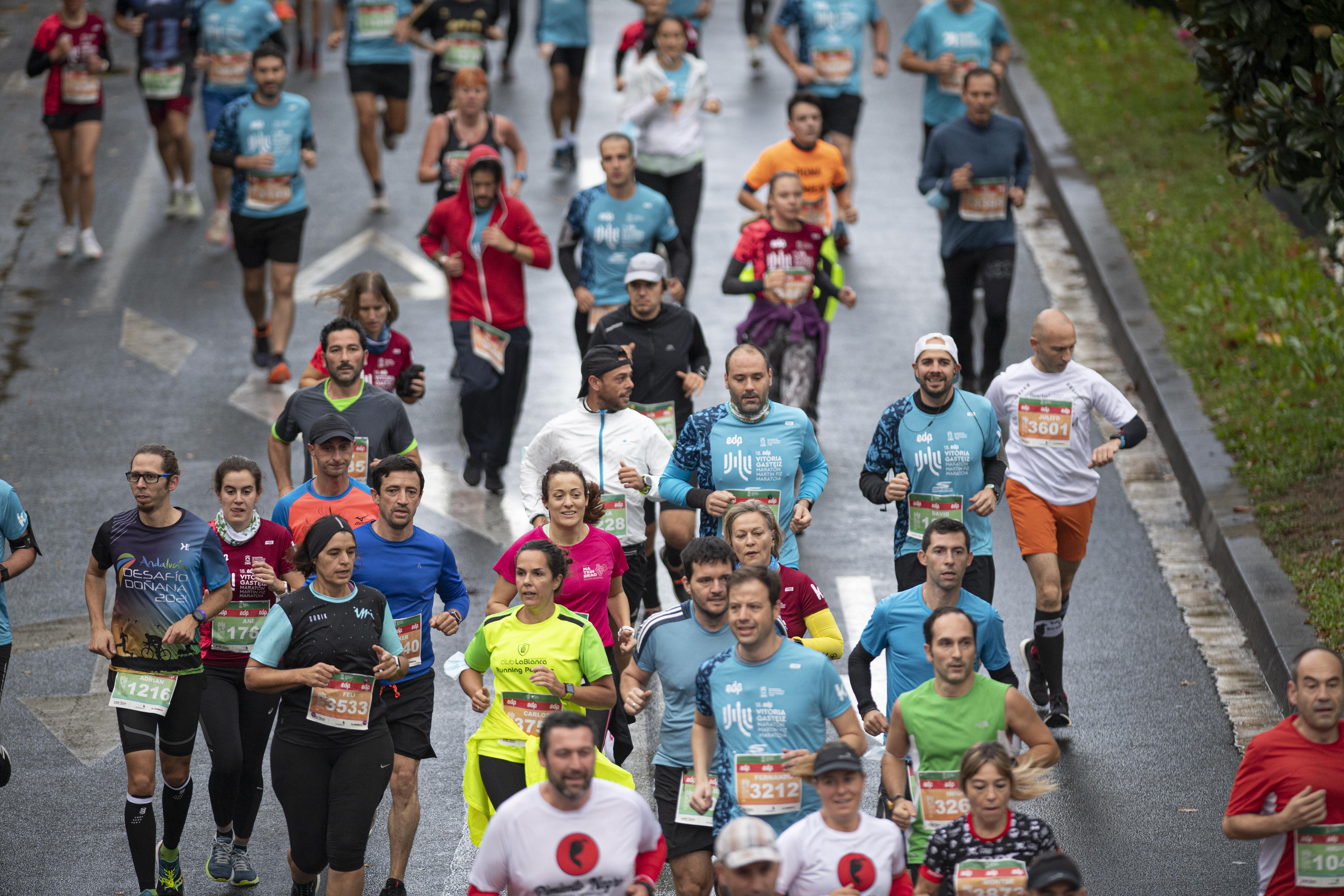 Magníficas imágenes del EDP Vitoria-Gasteiz Maratón Martín Fiz 2021