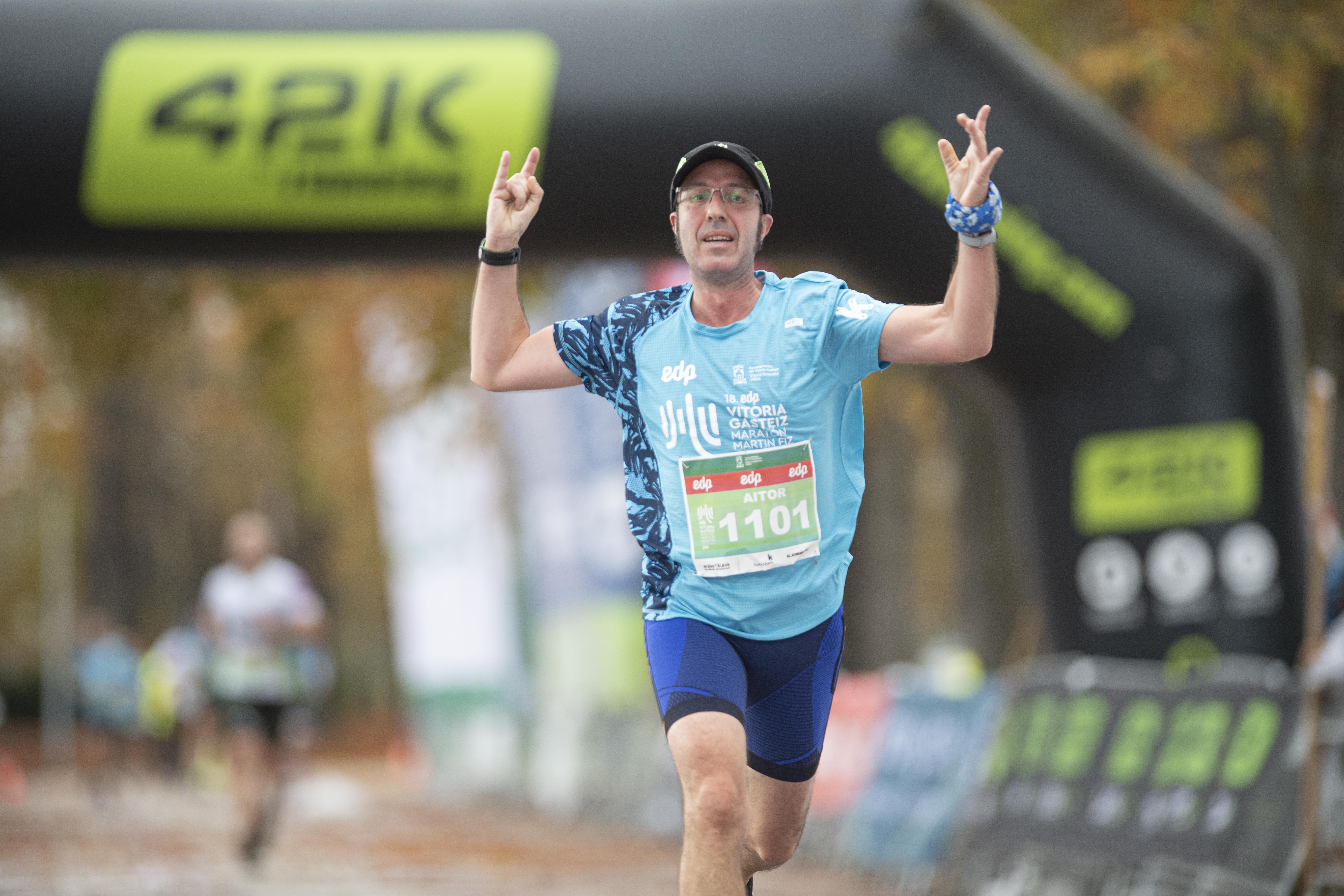 Magníficas imágenes del EDP Vitoria-Gasteiz Maratón Martín Fiz 2021