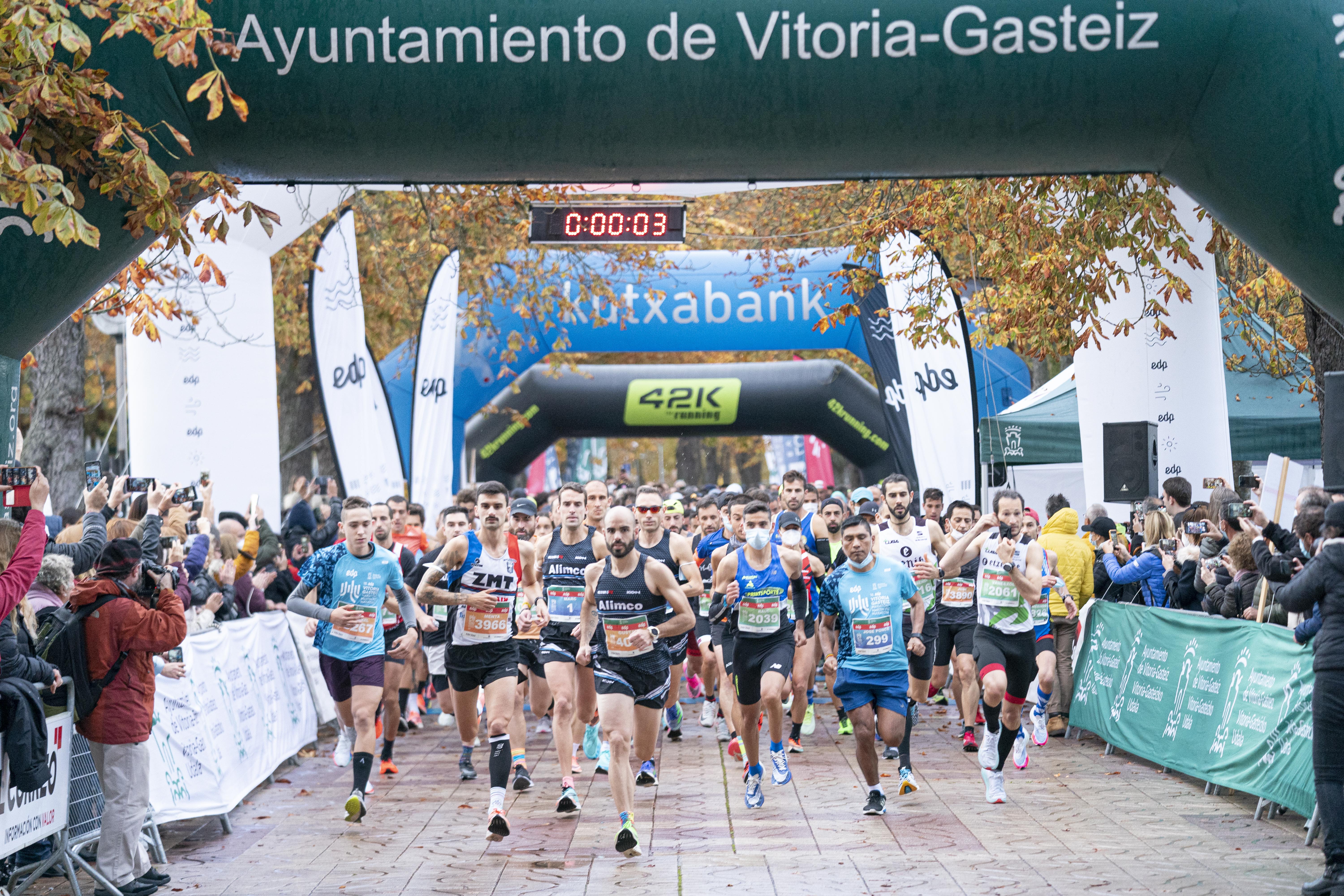Magníficas imágenes del EDP Vitoria-Gasteiz Maratón Martín Fiz 2021