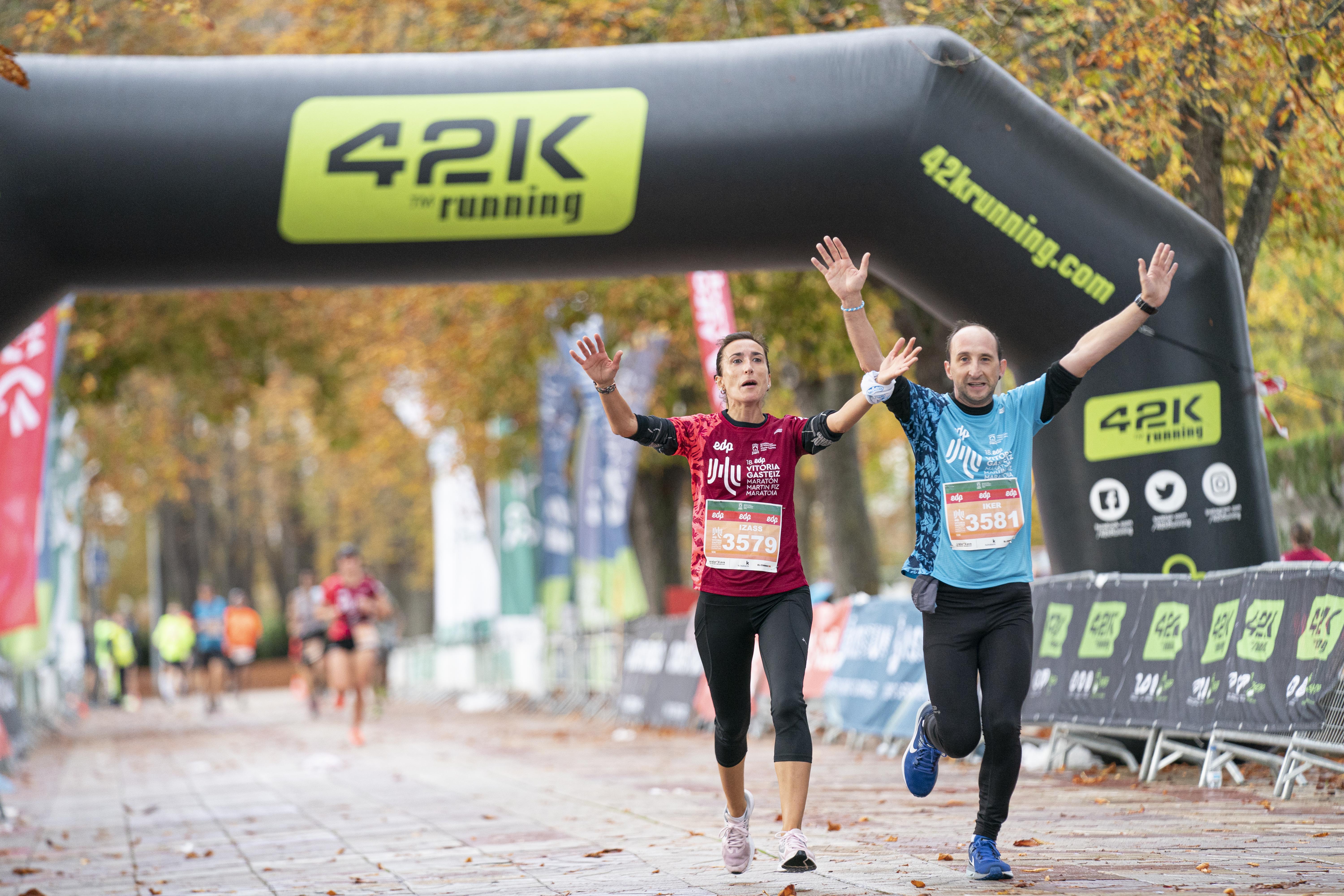 Magníficas imágenes del EDP Vitoria-Gasteiz Maratón Martín Fiz 2021