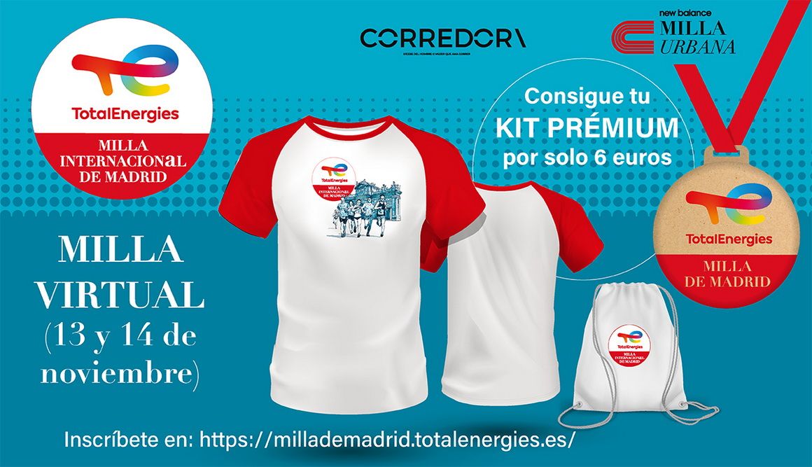 Así es el kit de la TotalEnergies Milla Virtual