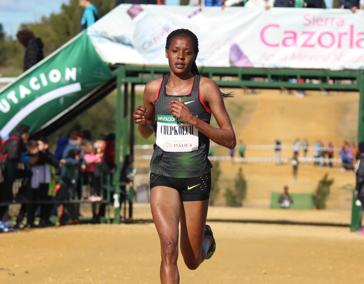 Beatrice Chepkoech en el Cross Internacional de Itálica 2019 | Foto: Fran Aguilera
