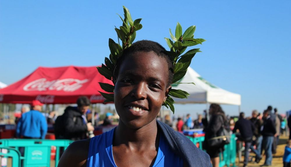 La recientemente fallecida Agnes Tirop en en Cross Internacional de Itálica 2018 La recientemente fallecida Agnes Tirop en en Cross Internacional de Itálica 2018