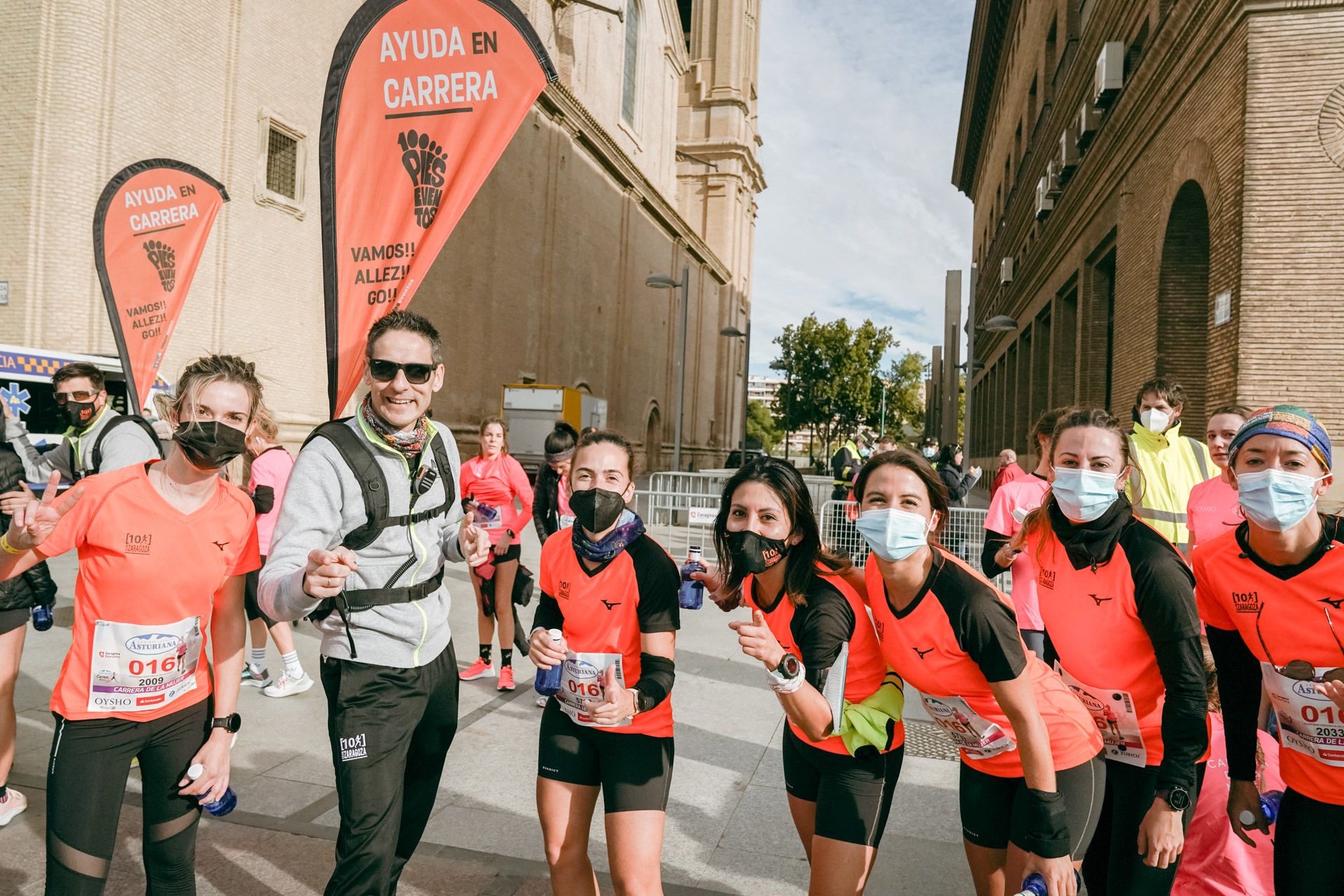 Las mejores fotos de la Carrera de la Mujer Central Lechera Asturiana Zaragoza 2021 (AMBIENTE DE META)