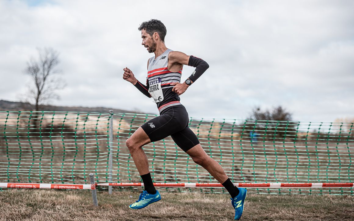 Javi Guerra no quiso perderse una nueva edición del Cross Internacional de Atapuerca.
