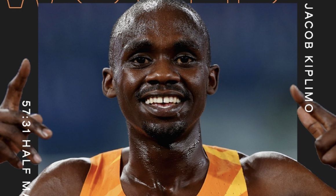 Jacob Kiplimo ha batido el récord del mundo de medio maratón en Lisboa. WORLD ATHLETICS.