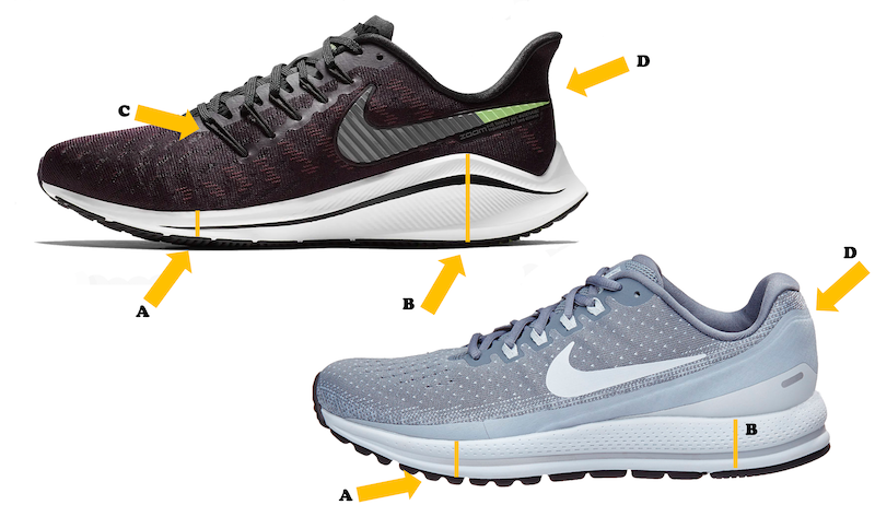 nike react miler vs vomero 14