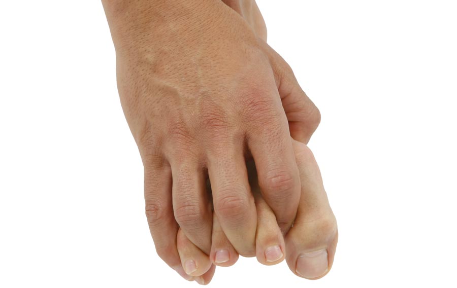 Dedos móviles para conseguir un pie hábil