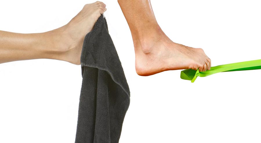 Dedos móviles para conseguir un pie hábil