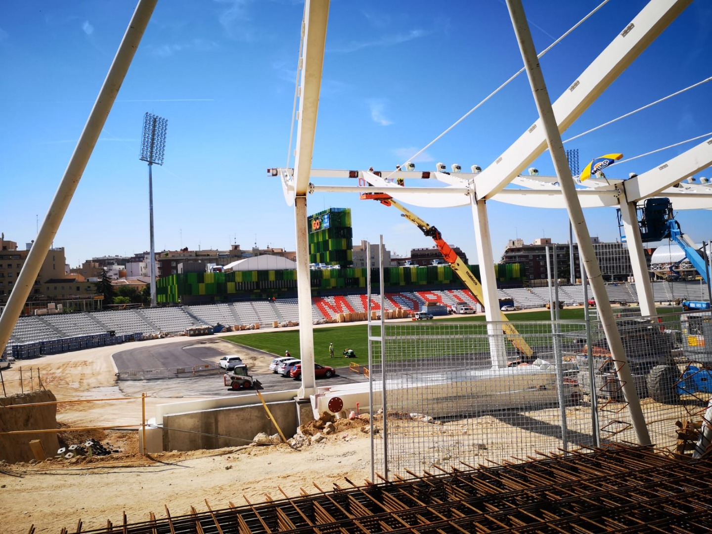 El Estadio de Vallehermoso ultima su reapertura