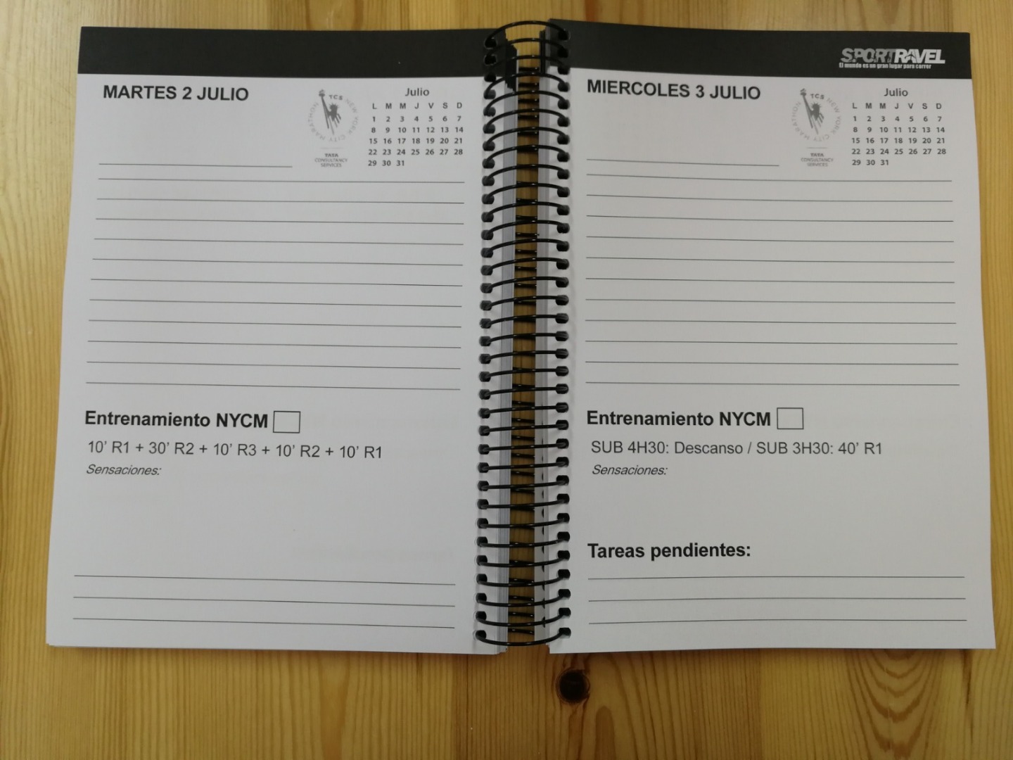 Sorteamos 15 agendas exclusivas del Maratón de Nueva York