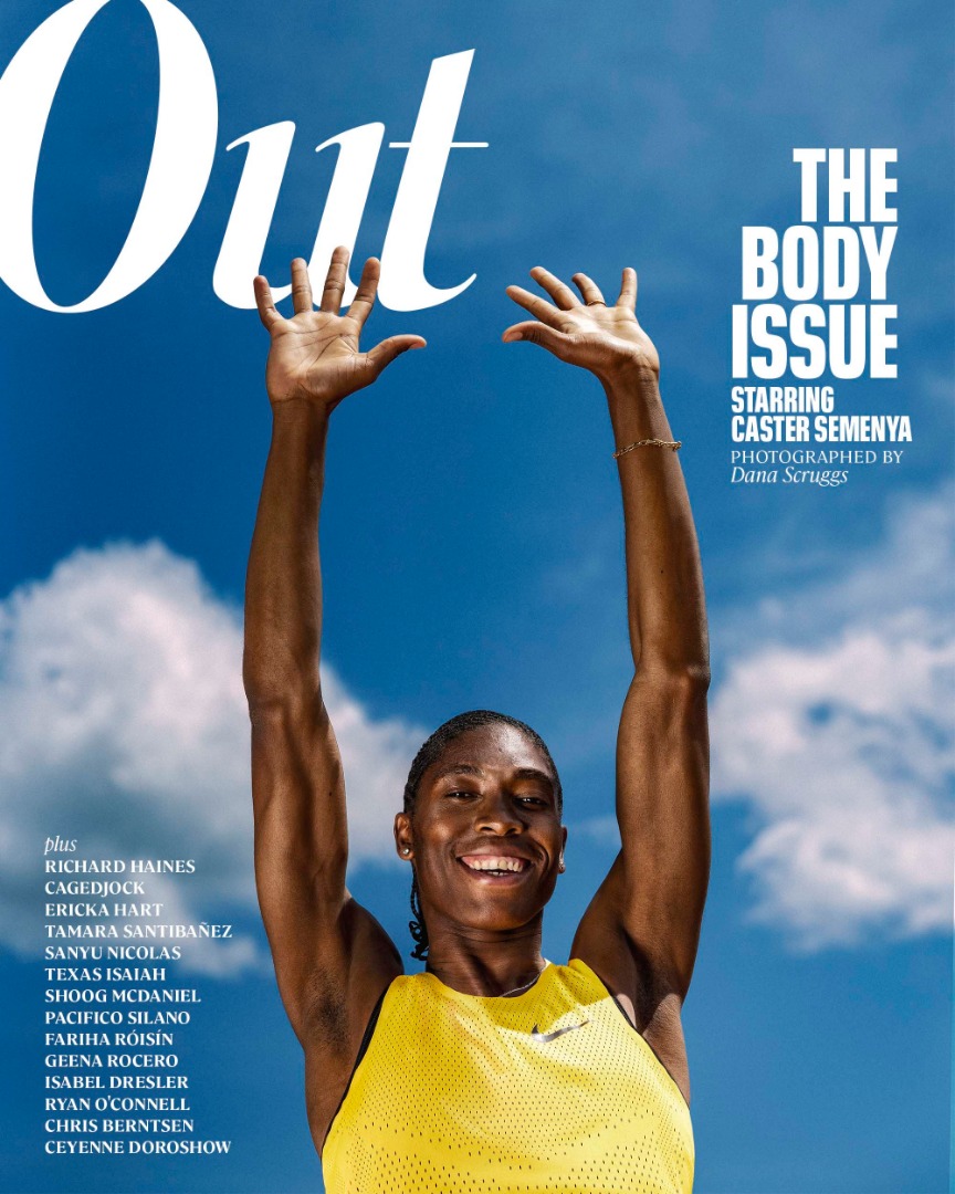 Semenya, portada de la revista LGTB más importante del mundo