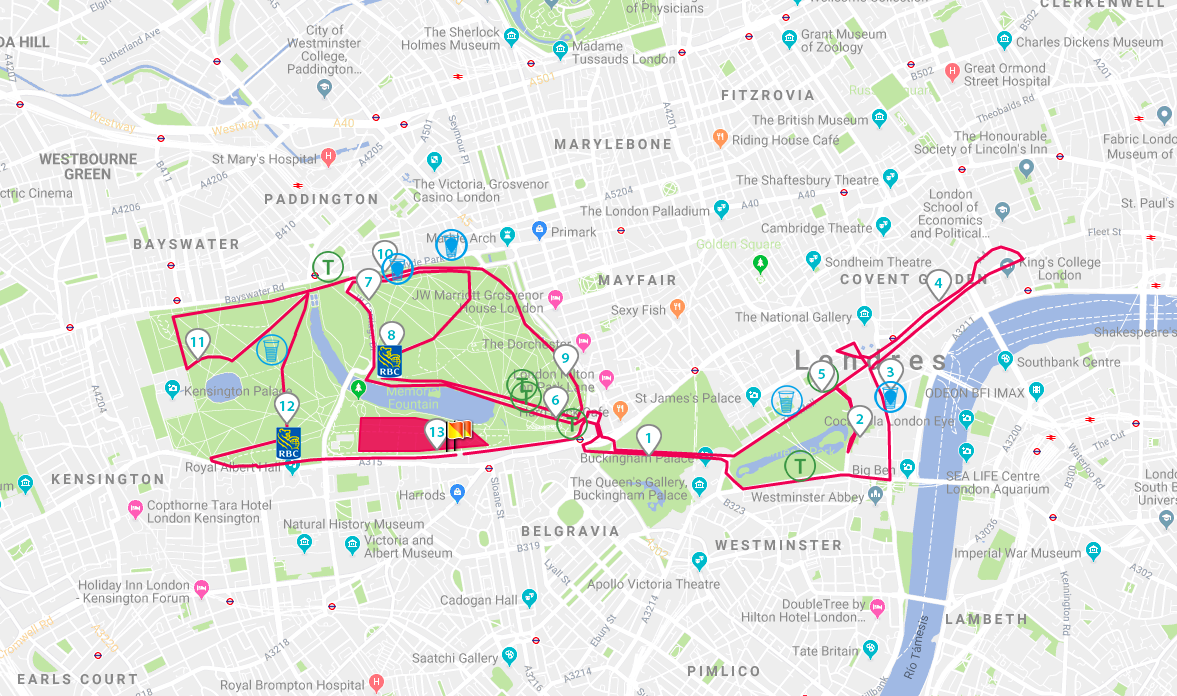 Los dos medios maratones de Londres