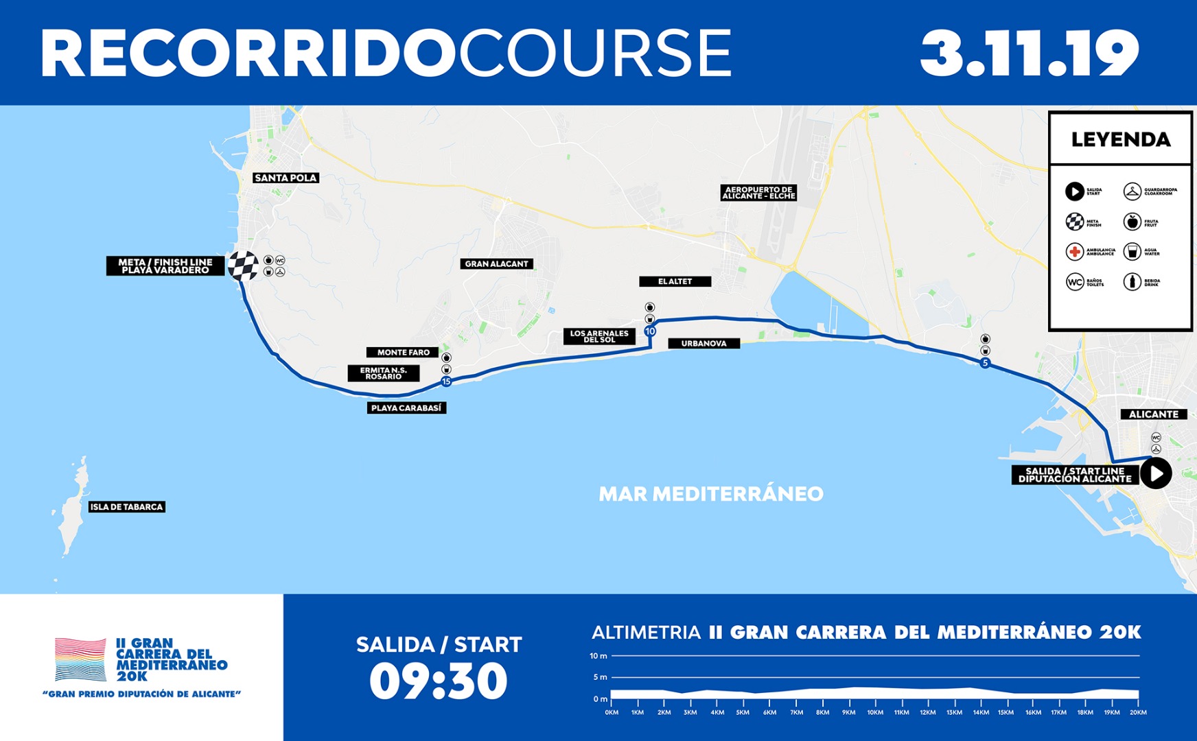 Ultimo día apuntarse a precio oferta a la carrera Alicante-Santa Pola