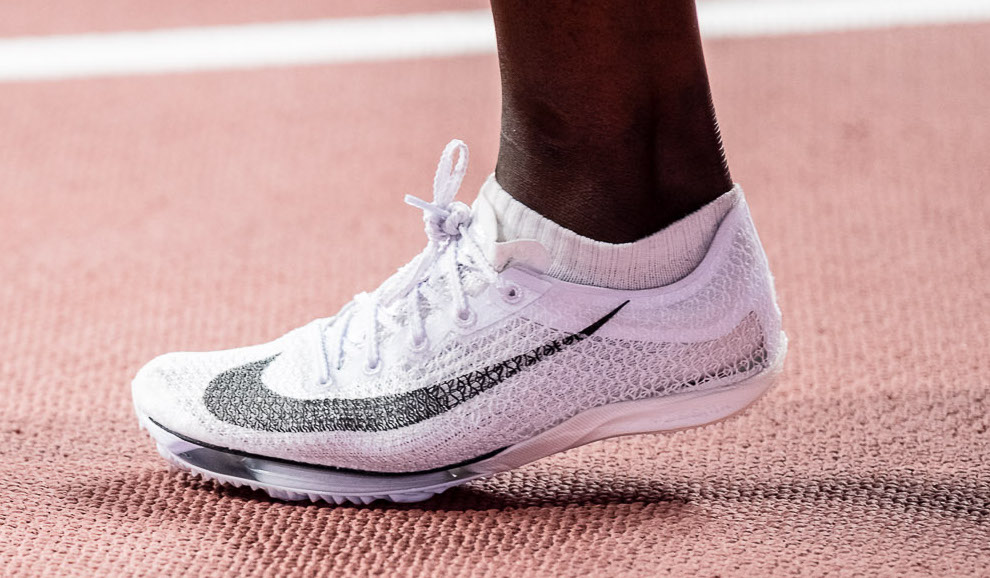 Las zapatillas de los atletas de Nike en Doha