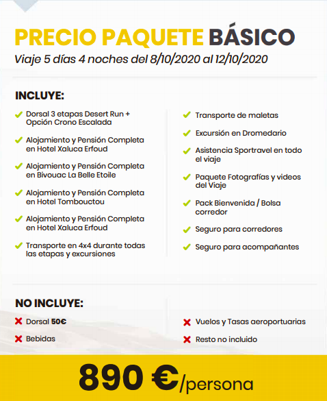 Ya puedes inscribirte a la Desert Run 2020