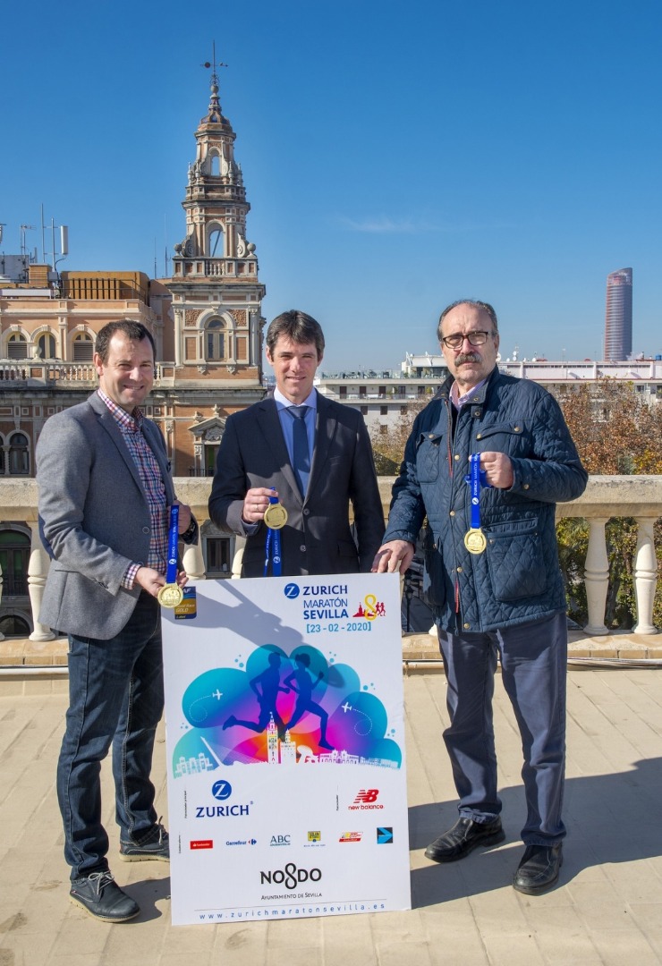 Así es la medalla del Maratón de Sevilla 2020