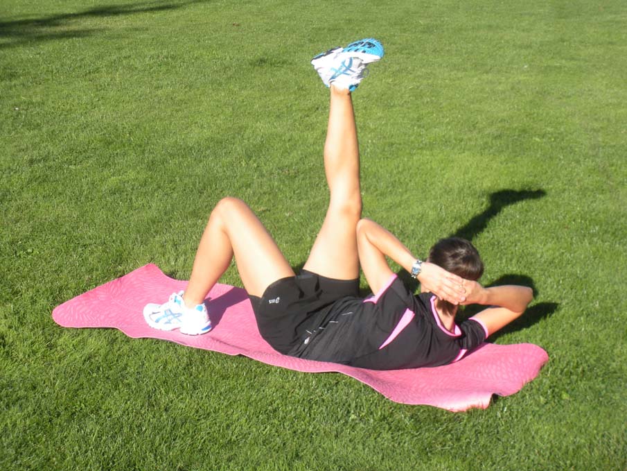Circuitos avanzados de abdominales para corredores